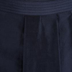 Pre Owned Diane Von Furstenberg Navy Blue Silk Lou Lou Skirt M