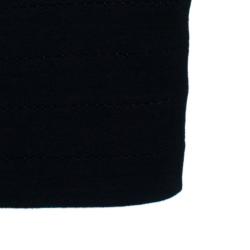 Pre Owned Diane Von Furstenberg Black Stitches Bandage Dress M