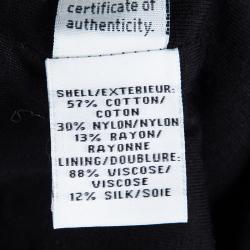 Pre Owned Diane Von Furstenberg Black Lace Zarita Scoop Dress L