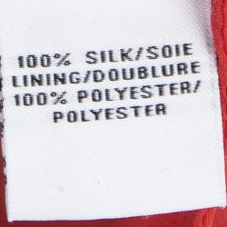 Pre Owned Diane Von Furstenberg Multicolor Printed Silk Hathaway Blouse M