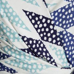 Pre Owned Diane Von Furstenberg Ornamentalist Diamonds Print Evrin Wrap Dress M