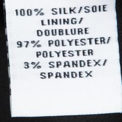 Pre Owned Diane Von Furstenberg Snow Cheetah Printed Silk Fleurette Kaftan Tunic M