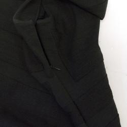 Pre Owned Diane Von Furstenberg Charcoal Grey Cotton Blend Sleeveless Dress L