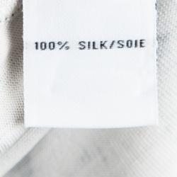 Pre Owned Diane Von Furstenberg Monochrome Printed New Jeanne Two Wrap Tunic M