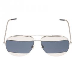 Pre Owned نظارة شمسية أفياتور ديور سبليت 1 فضي