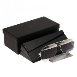 Pre Owned نظارة شمسية أفياتور ديور سبليت 1 فضي