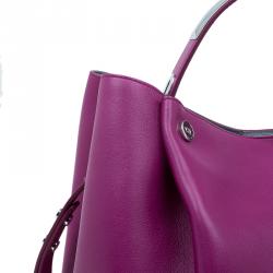 Pre Owned Dior Pink Leather Medium Diorific Bucket Tote