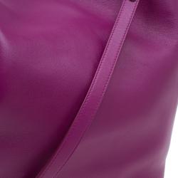 Pre Owned Dior Pink Leather Medium Diorific Bucket Tote