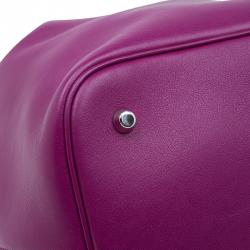 Pre Owned Dior Pink Leather Medium Diorific Bucket Tote