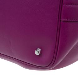 Pre Owned Dior Pink Leather Medium Diorific Bucket Tote