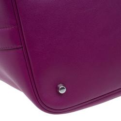 Pre Owned Dior Pink Leather Medium Diorific Bucket Tote