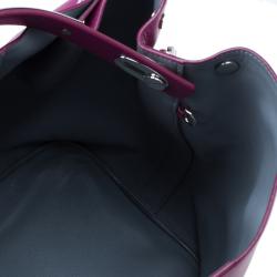 Pre Owned Dior Pink Leather Medium Diorific Bucket Tote