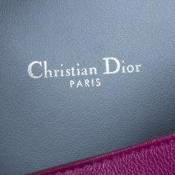 Pre Owned Dior Pink Leather Medium Diorific Bucket Tote