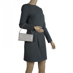 مملوكة مسبقًا محفظة ديور كونفيرتابل دليسيس غوفر جلد كاناج مبطنة رصاصية