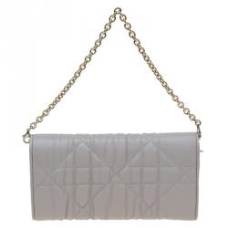 مملوكة مسبقًا محفظة ديور كونفيرتابل دليسيس غوفر جلد كاناج مبطنة رصاصية