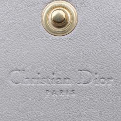 مملوكة مسبقًا محفظة ديور كونفيرتابل دليسيس غوفر جلد كاناج مبطنة رصاصية