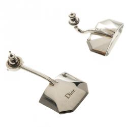 مملوكة مسبقًا طقم أقراط ديور كريستال أزرق وأخضر