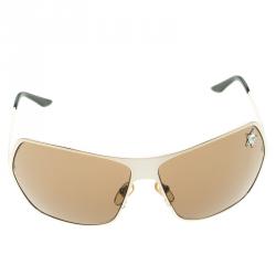 Pre Owned Dior Secret 1 Light Gold 3YGTY Star Aviator Sunglasses