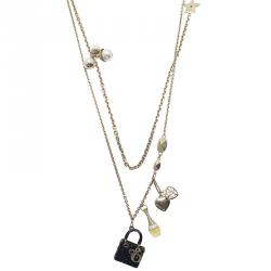 مملوكة مسبق ًا Dior Mise En Dior Charms Long Necklace