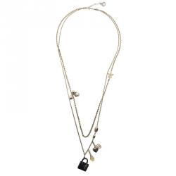 مملوكة مسبقًا Dior Mise En Dior Charms Long Necklace