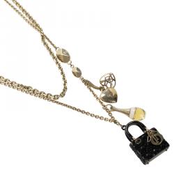 مملوكة مسبقًا Dior Mise En Dior Charms Long Necklace