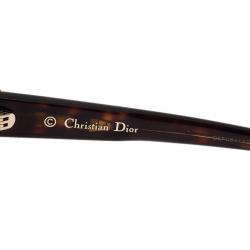 Pre Owned Dior Brown Glisten 1 Cat Eye Sunglasses