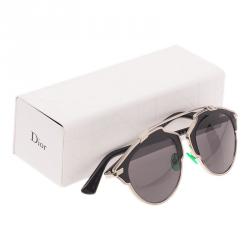 Pre Owned Dior Black So Real Round Sunglasses