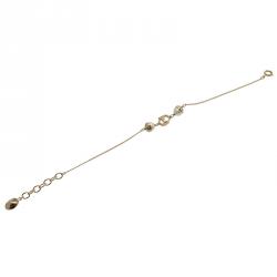 Pre Owned أسورة ديور مس إن ديور لؤلؤ صناعي لون ذهبي