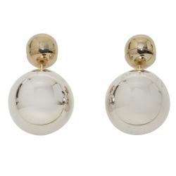 Pre Owned Dior Tribale Metallic Earrings