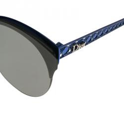مملوكة مسبقًا Dior Diorama Club Black and Blue Round Sunglasses