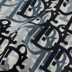 Pre Owned Dior Blue Diorissimo Silk Square Scarf