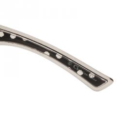 Pre Owned Dior Black Shield Quadrille Sunglasses