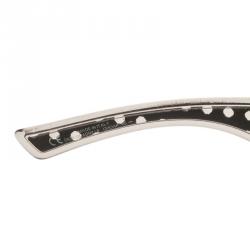 Pre Owned Dior Black Shield Quadrille Sunglasses