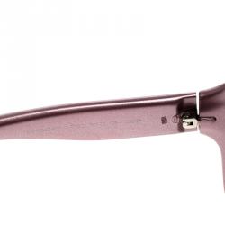 Pre Owned Dior Black/Purple PY31Z Glossy 1 Oversized Sunglasses