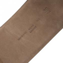 Pre Owned حزام للخصر ديو مرصع بالشعار جلد اسود 80 سم