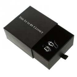 Pre Owned Dior Silver-tone Logo Hoop Earrings