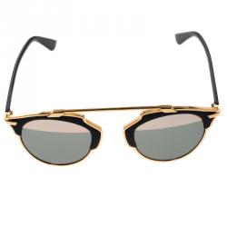 مملوكة مسبقًا Dior Navy Blue U5W2J So Real Round Sunglasses
