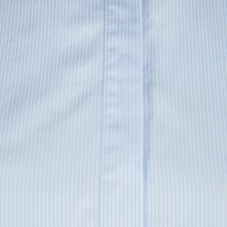 Christian Dior Blue and White Striped Cotton Shirt Dress M