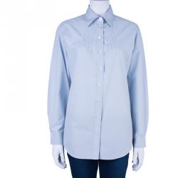 Dior Light Blue Cotton Shirt M