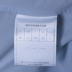 Dior Light Blue Cotton Shirt M
