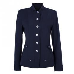 Dior Black Single Breasted Button Up Blazer Jacket M