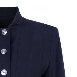Dior Black Single Breasted Button Up Blazer Jacket M