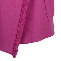 Dior Fuschia Pink Wool Skirt M