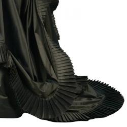 Dior Olive Green Silk Taffeta Gown S