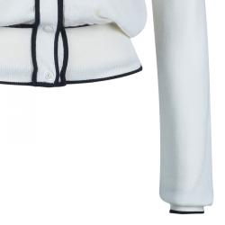 Pre Owned Dior Monochrome Knit Top And Cardigan Set M