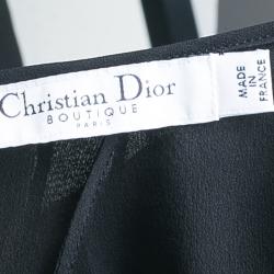 Pre Owned Dior Black Maxi Skirt M