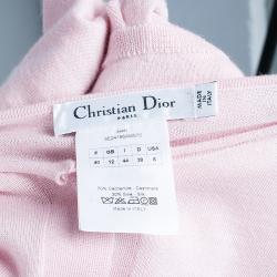 Pre Owned Dior Blush Pink Cashmere Cardigan M