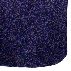 Dior Multicolor Print Sleeveless Draped Dress M