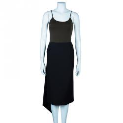 Dior Black Pencil Back Detail Skirt S