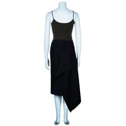 Dior Black Pencil Back Detail Skirt S